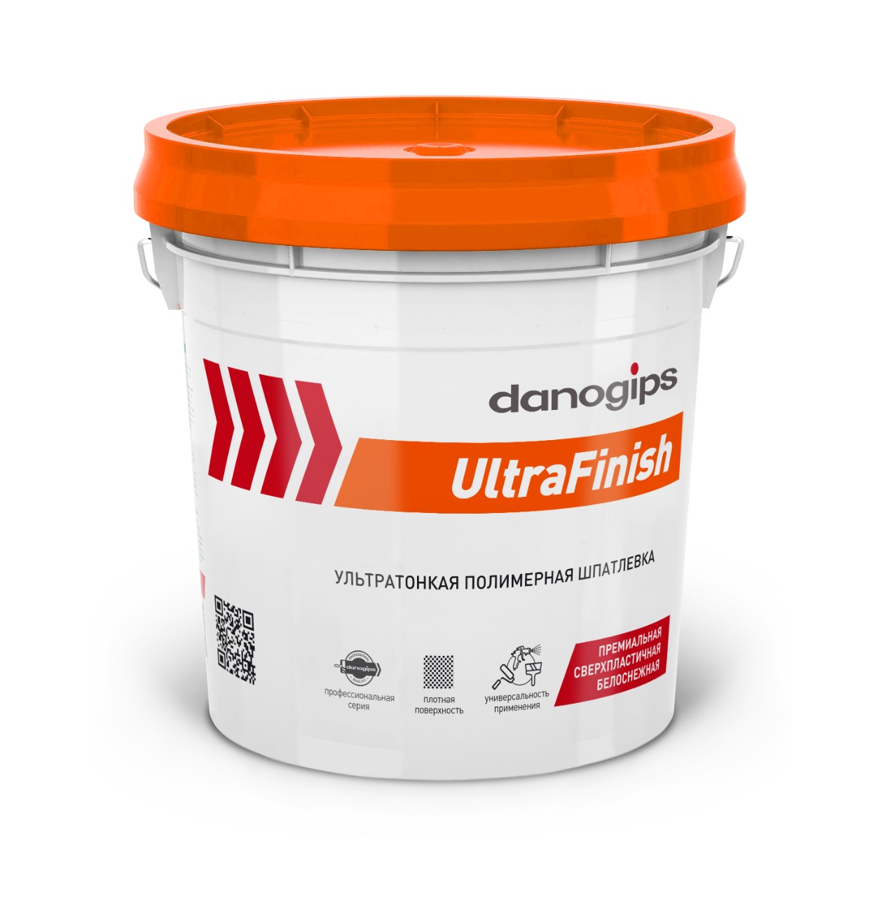 Ультратонкая финишная полимерная шпатлевка Danogips UltraFinish / Даногипс УльтраФиниш 28 кг (17 л)								