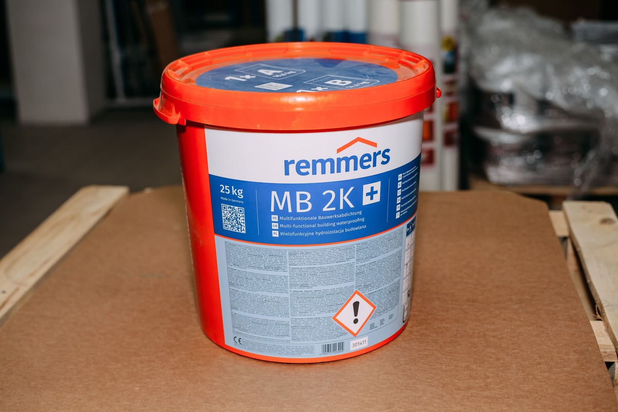 Гидроизоляция обмазочная REMMERS MB 2K (MULTI-BAUDICHT 2K) 25 кг арт 301425								