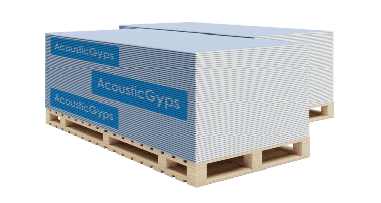 Гипсокартон АкустикГипс (AcousticGyps) 2500 х 1200 х 15 мм (3м2)								