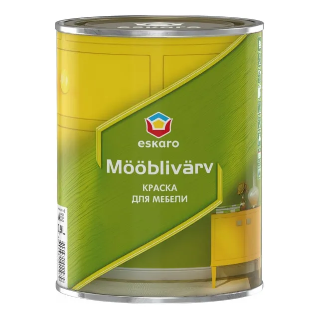 Краска для мебели Eskaro Mooblivarv 0,9л