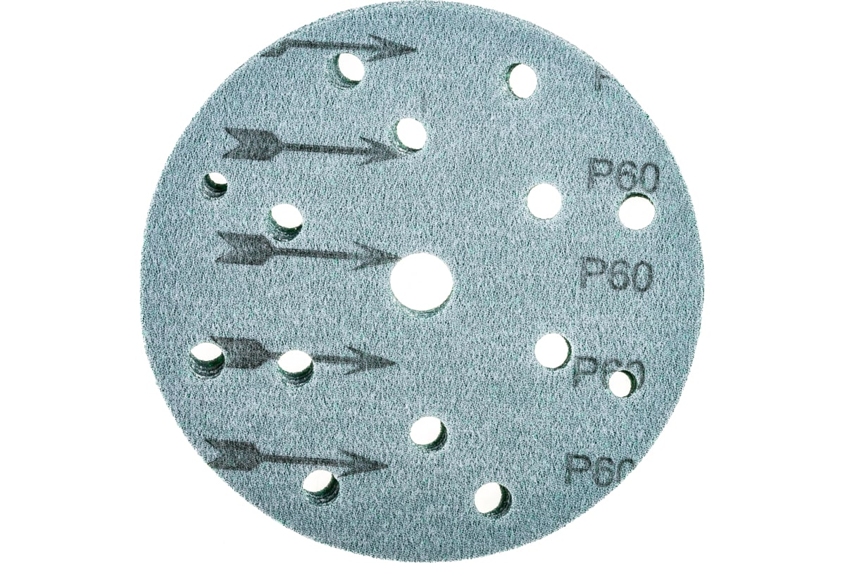 Абразивный диск d150 мм, 15 отв P0060  Schtaer FILM (набор 5 шт)