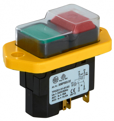 Кнопка выключатель 230V стриггером trlpus								