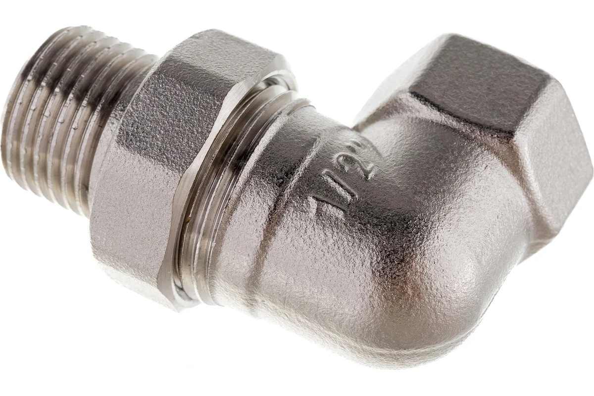 Уголок 1/2, 1/2F-1/2M, латунь (американка)								