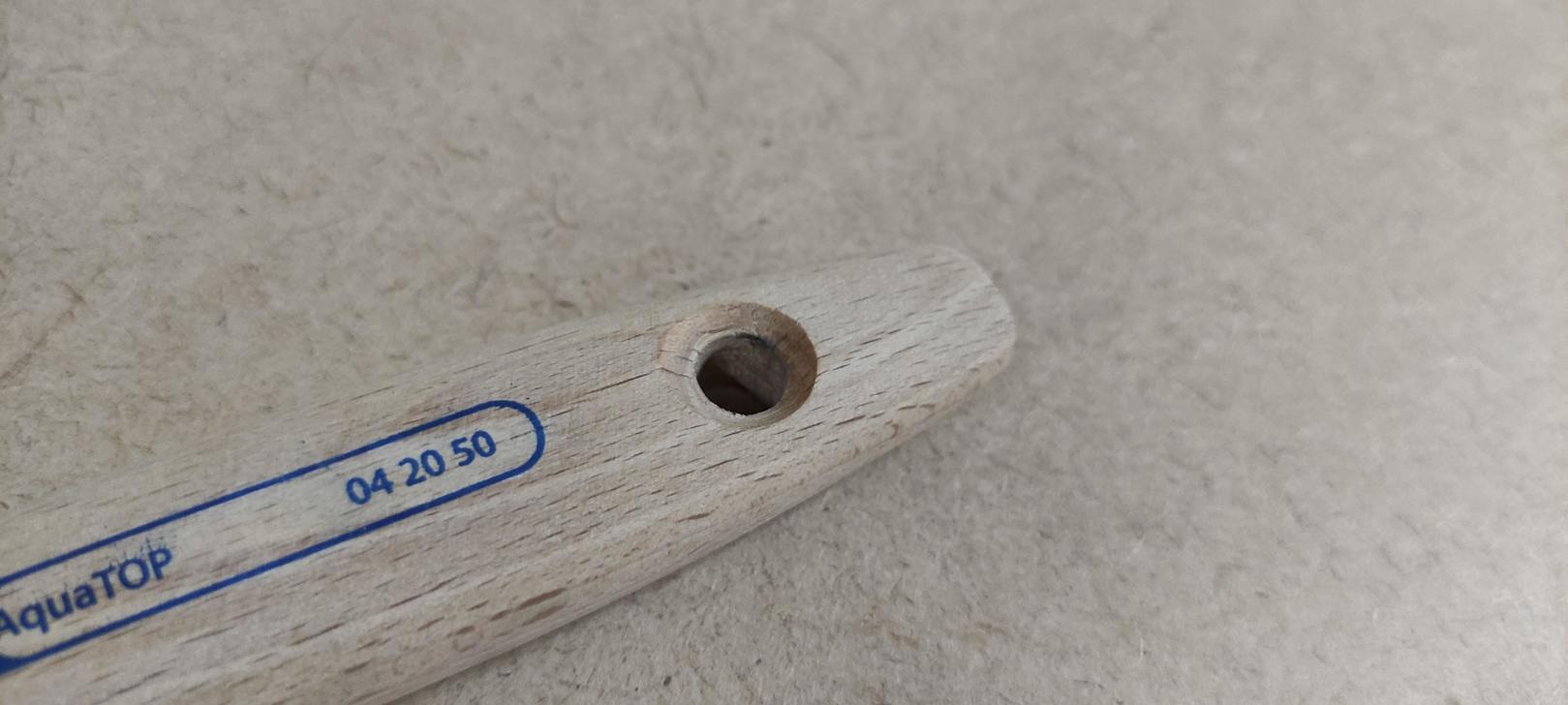 Кисть флейцевая AquaTop, 50 мм, размер 9, синтетическая щетина STORCH (042050)