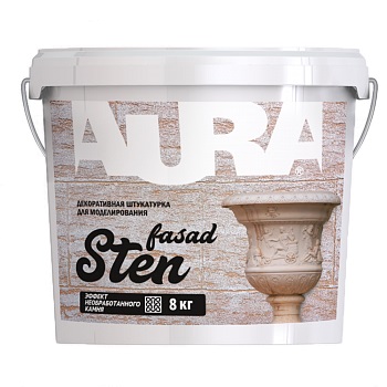 Декоративная штукатурка для моделирования Aura Dekor Sten fasad 8 кг								