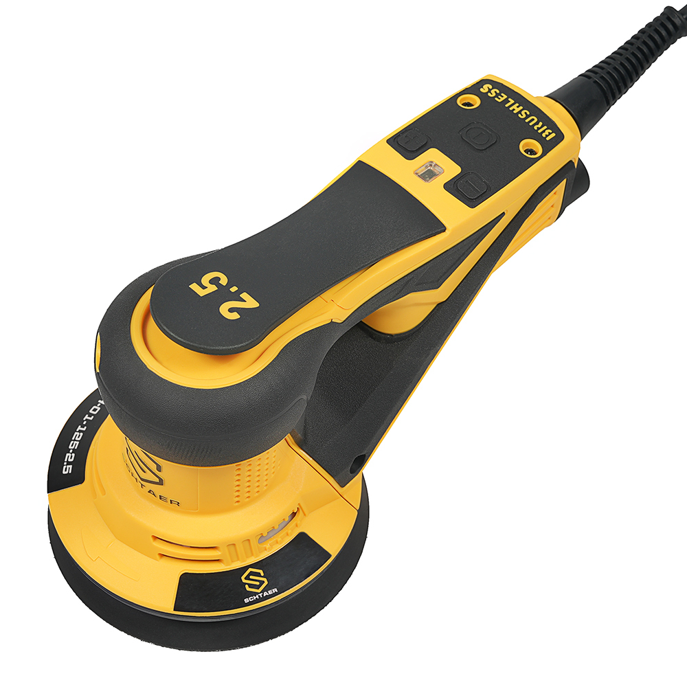 *SCH-01-125-2.5 шлиф. машинка ручная 220V/50Hz, 350W, эксцентрик 2,5 мм								