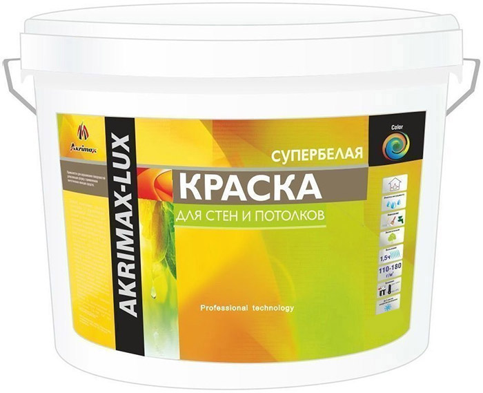 Краска для стен и потолков Akrimax 3 кг								