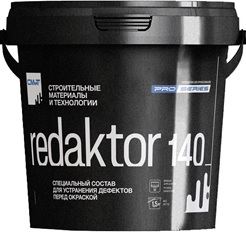 Редактор 140 специальный состав для устранения дефектов перед окраской, 1л								
