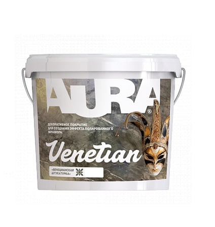 Декоративное покрытие "AURA Venetian" 4 кг/2,3 л								