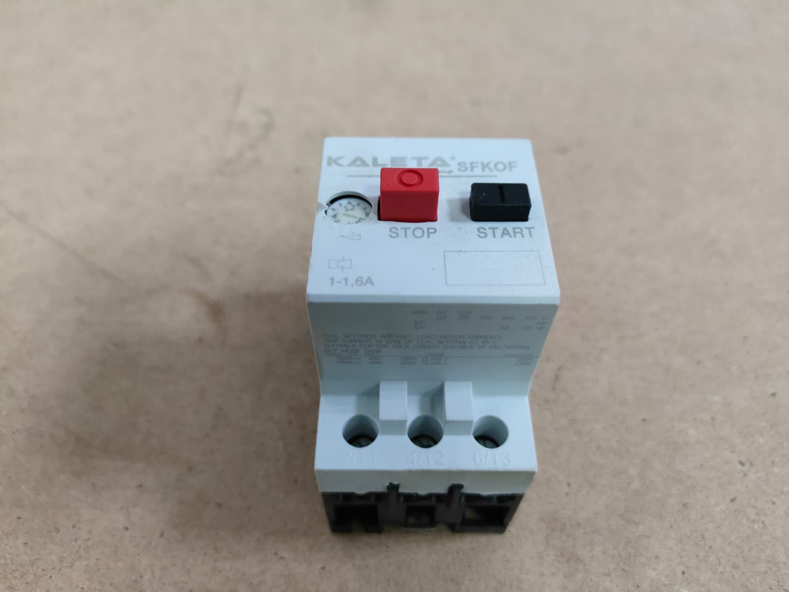 Термический выключатель М250 1-1,6А ВЛГ