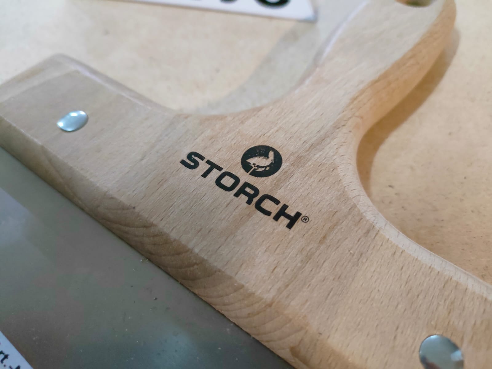 Шпатель гибкий трапецивидный с широким лезвием 200 мм STORCH								