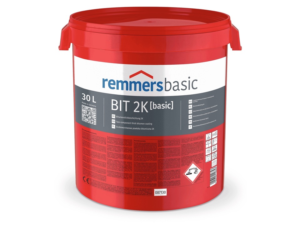 Мастика битумно-полимерная REMMERS BIT 1K basic [ECO 1K] 30 л