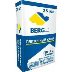 Клей плиточный ПК 12 гранит BERGhome 25 кг								