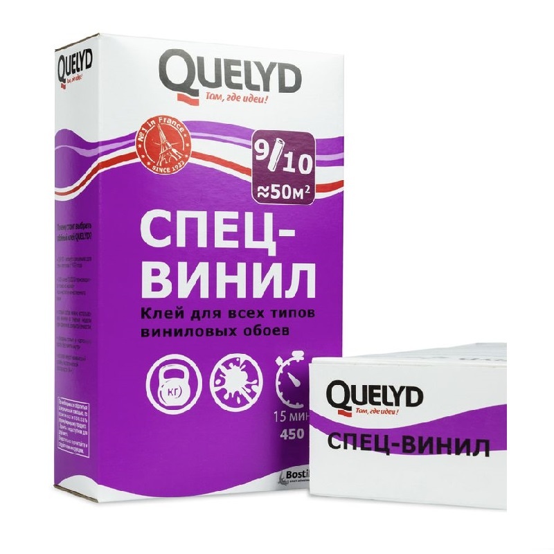 Клей обойный СПЕЦ-ВИНИЛ QUELYD 0,45кг (15)