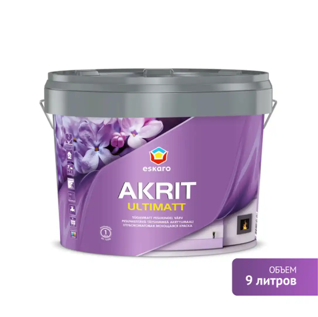 Краска "Eskaro Akrit Ultimatt" 9л