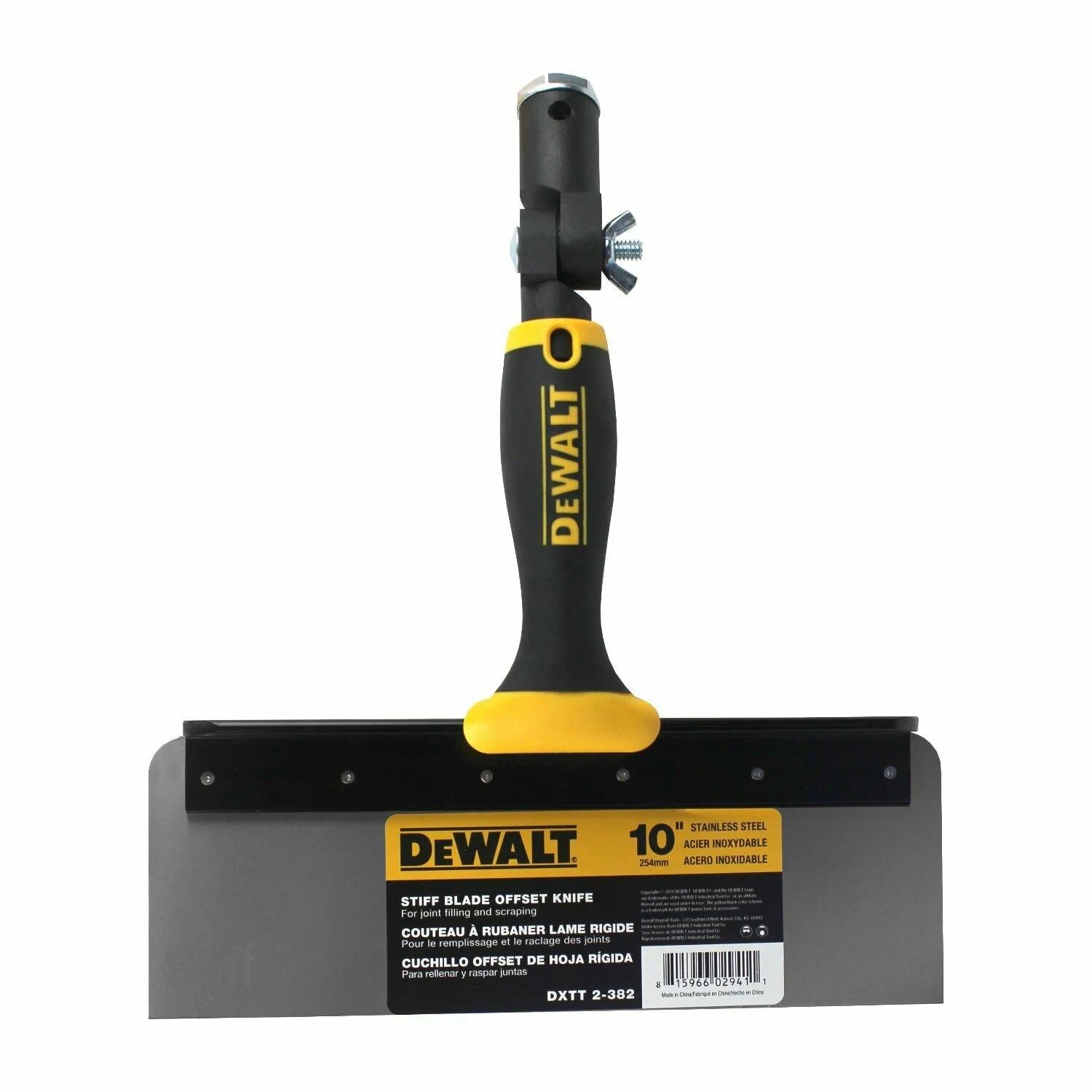 Шпатель оффсетный, лезвие 0.5 мм 10  DeWalt								