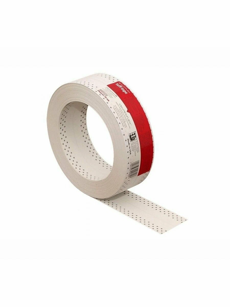 Лента TUFF TAPE для соединения швов ГКЛ, 57мм х 10м толщина 0,41мм STRAIT-FLEX (TT-10)								