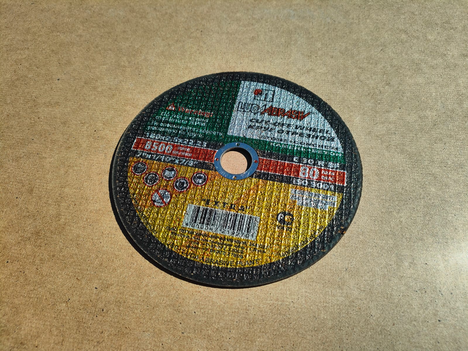 Круг (диск) отрезной по камню для болгарки (УШМ) 180 х 2,5 х 22 мм ЛУГА (1 шт)