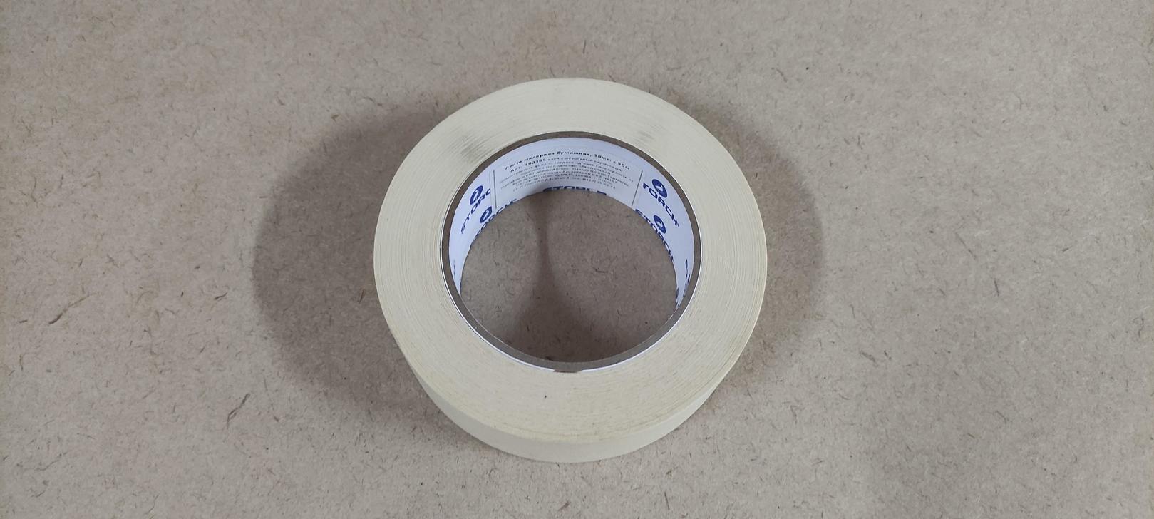 Бумажная малярная лента 38мм х 50м термостойкая до 80С STORCH (490395)