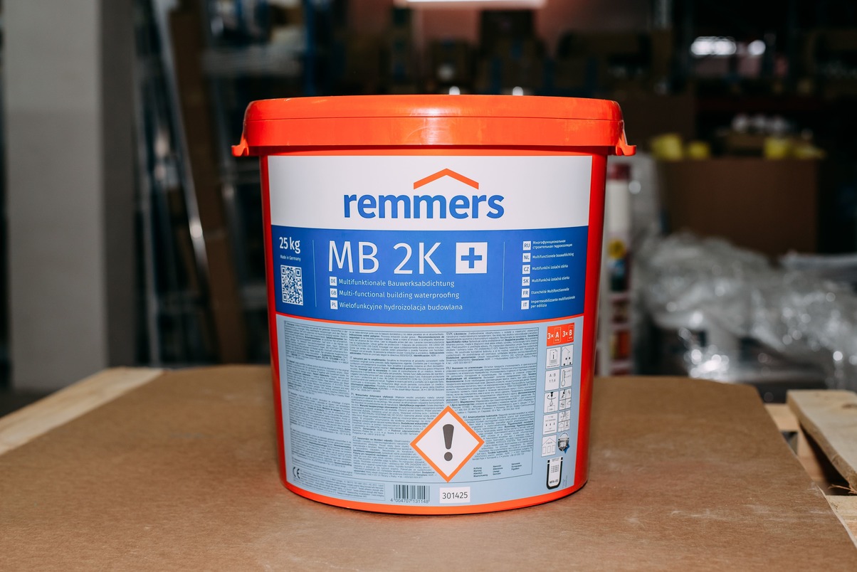 Гидроизоляция обмазочная REMMERS MB 2K (MULTI-BAUDICHT 2K) 25 кг арт 301425								