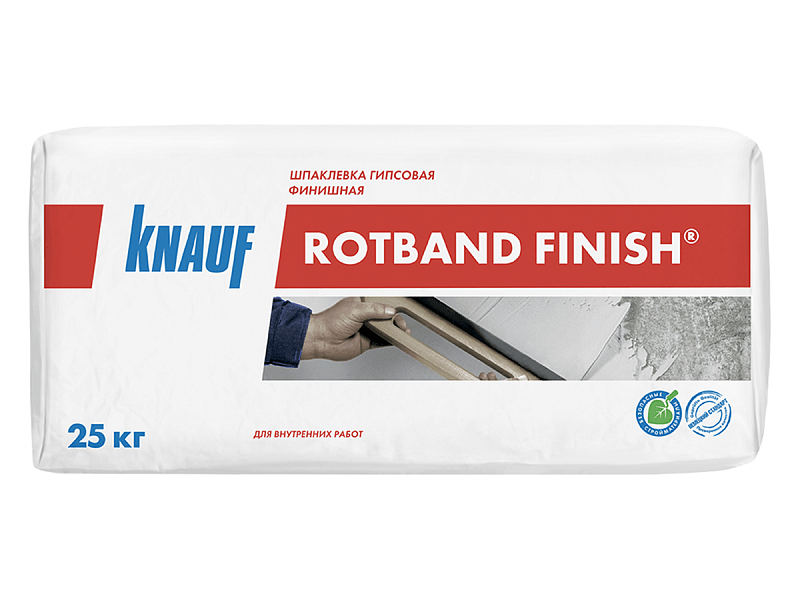 Шпатлевка Ротбанд Финиш Кнауф (Knauf) 25 кг ДИСКОНТ								
