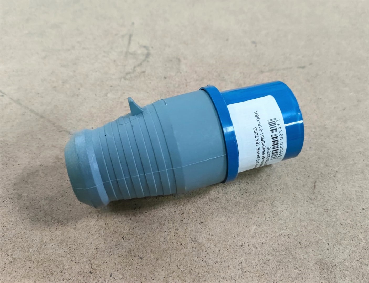 Вилка 013 2P+PE 16A 220B переносная IP44 (PSR01-016-3) IEK								