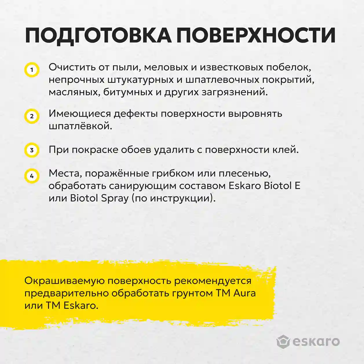Краска шелково-матовая для стен и потолков Eskaro MODA 7 (База А - белая) 2,7 л