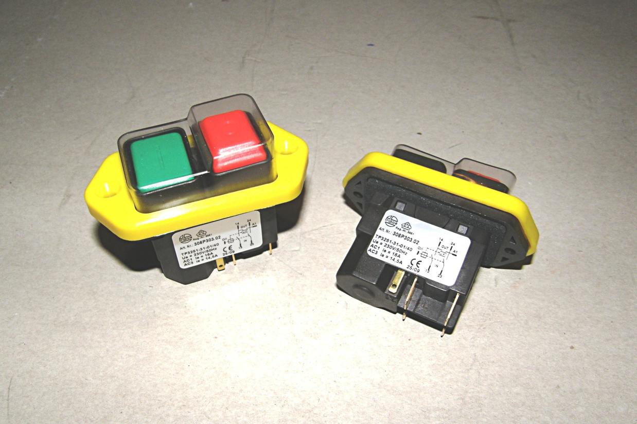 Кнопка выключатель 230V стриггером trlpus								