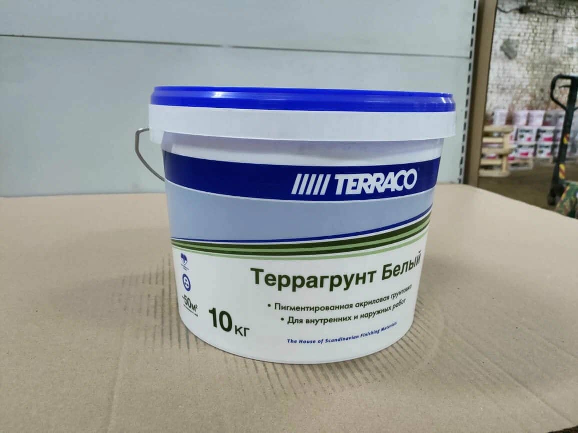 Грунт белый/колер. Terragrunt White/Colored 10кг (48) 140-4								