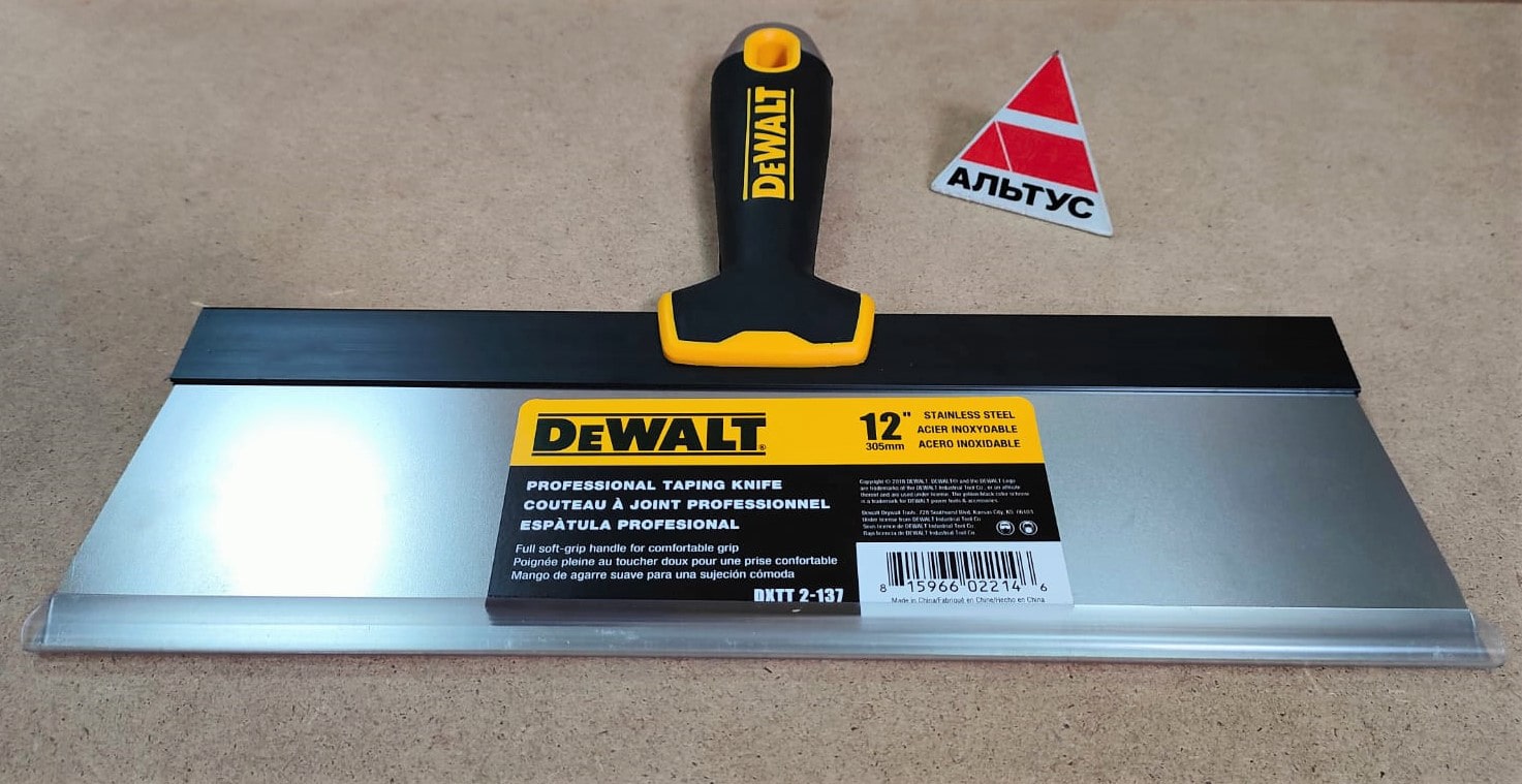 Шпатель для шпаклевки 30 cm DeWalt								