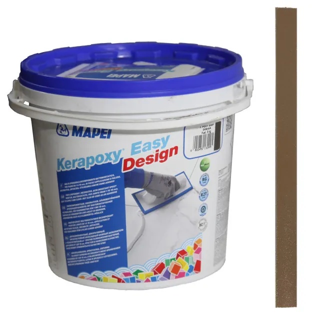 Затирка швов эпоксидная Mapei KERAPOXY EASY DESIGN 0152 лакрица (3кг)								