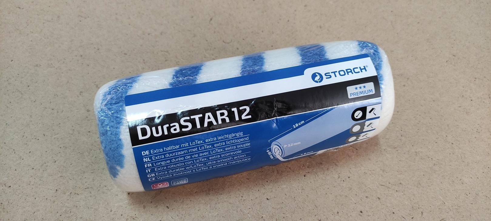 Валик Полиамид DuraStar, ворс 12 мм, ширина 18 см STORCH (143018)								