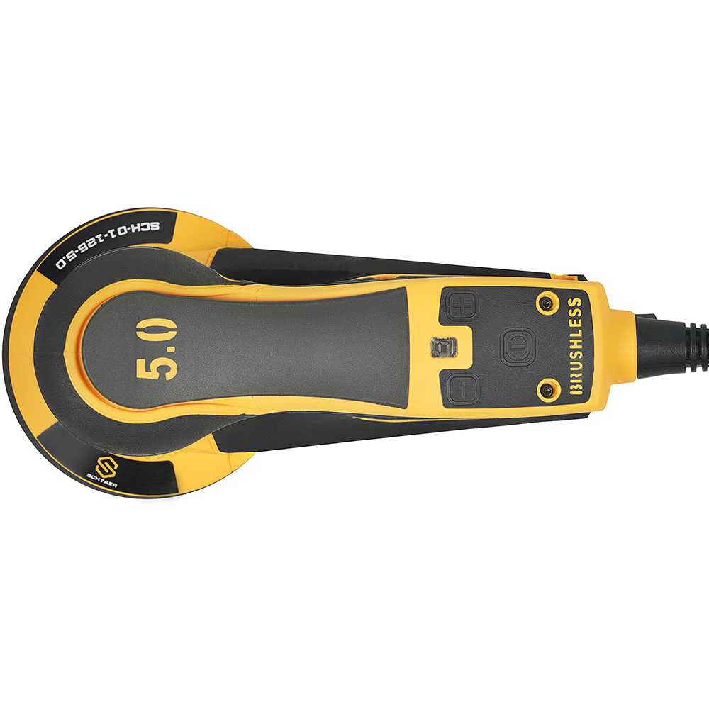 *SCH-01-125-5.0 шлиф. машинка ручная 220V/50Hz, 350W, эксцентрик 5,0 мм								