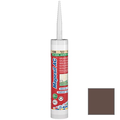 Герметик силиконовый Mapei MAPESIL AC 144, шоколад (310 мл)								