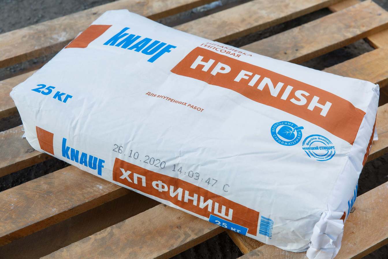 Шпаклевка гипсовая КНАУФ-ХП Финиш / Knauf HP-FINISH 25 кг								