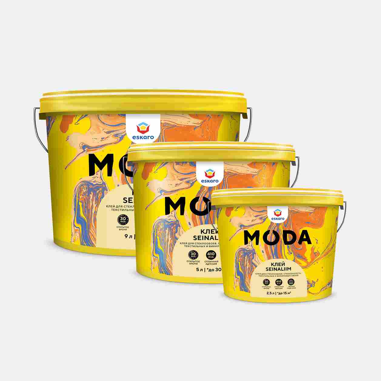 Готовый клей для обоев "MODA Seinaliim" 5л