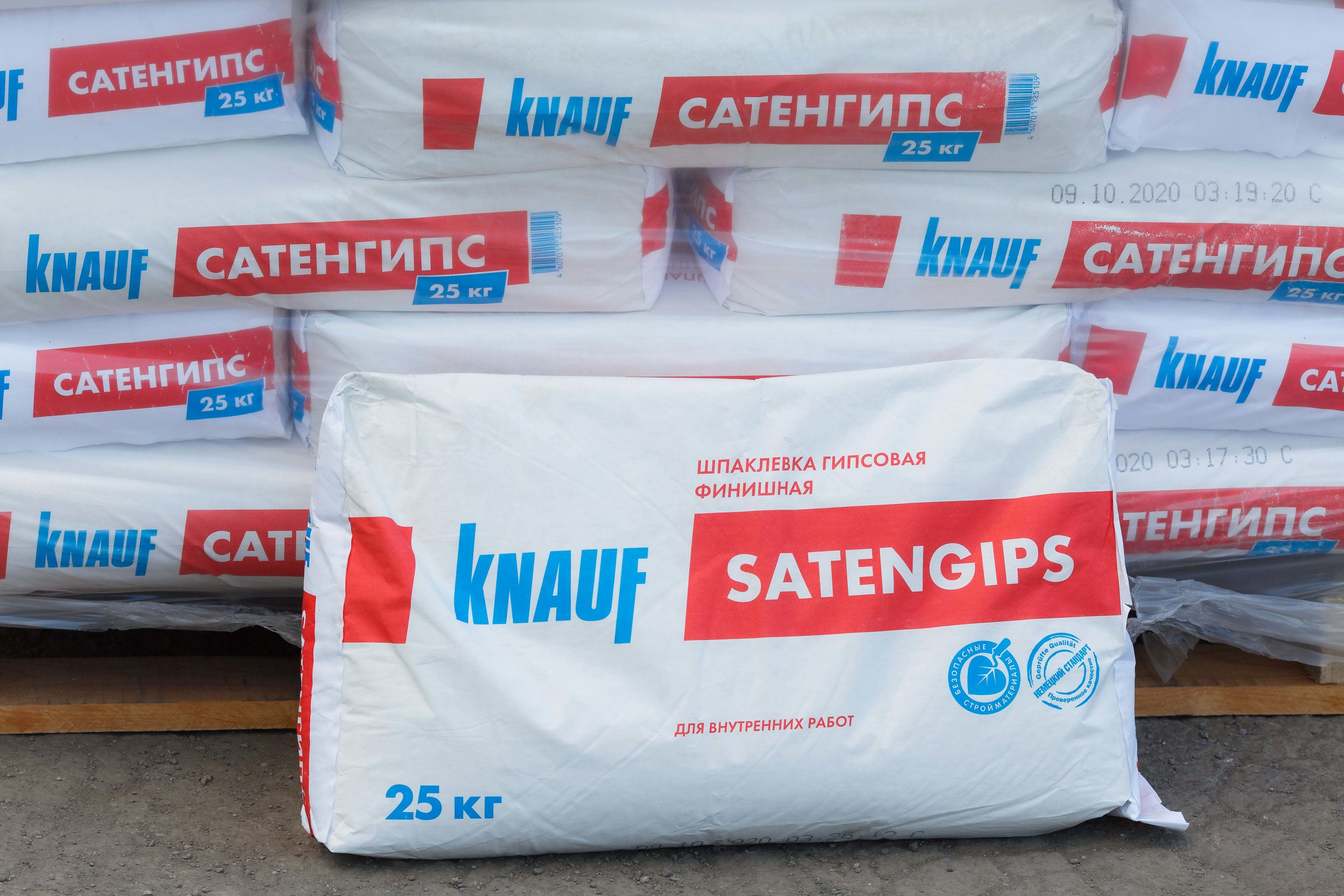 Шпаклевка гипсовая финишная КНАУФ Сатенгипс (Knauf) 25 кг