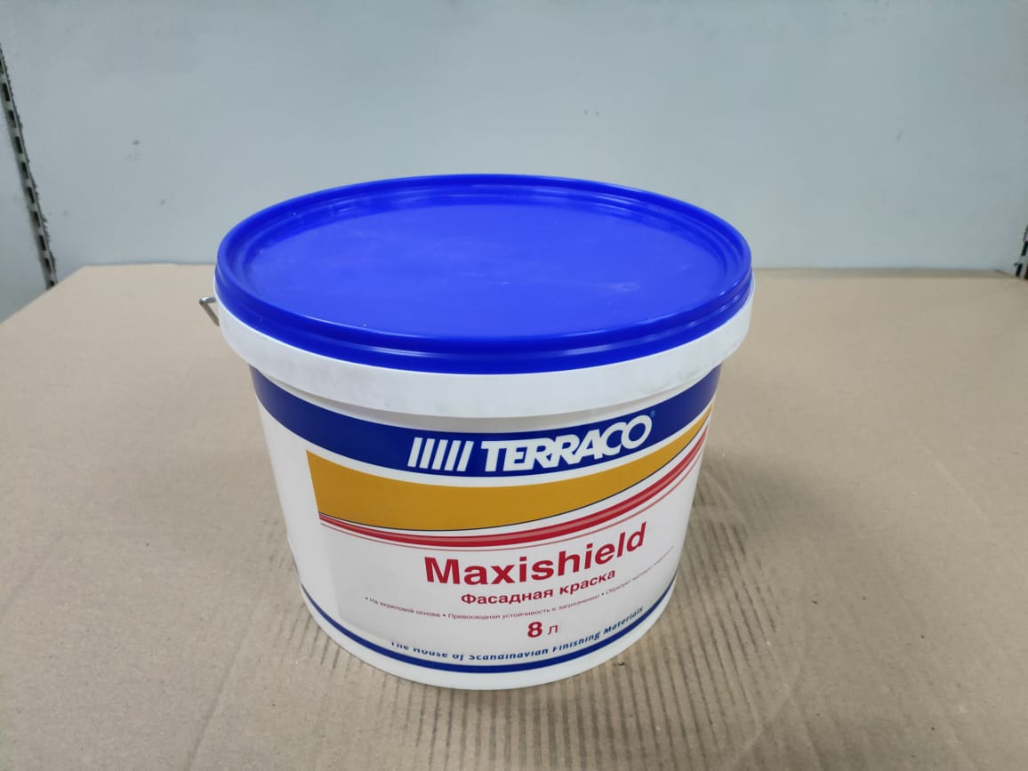 Матовая акриловая краска для фасадных и внутренних работ Maxishield Pastel 8л (48)