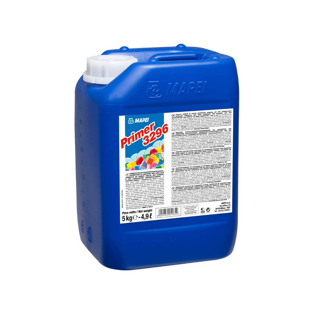 Грунтовка укрепляющая глубокого проникновения Mapei PRIMER 3296  (5 кг)								