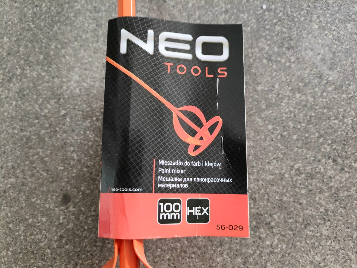 Мешалка для лакокрасочных материалов, 100 мм NEO (56-029)