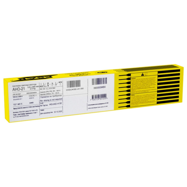 Электроды 3,0 мм ESAB АНО-21 (2,5 кг/уп)								