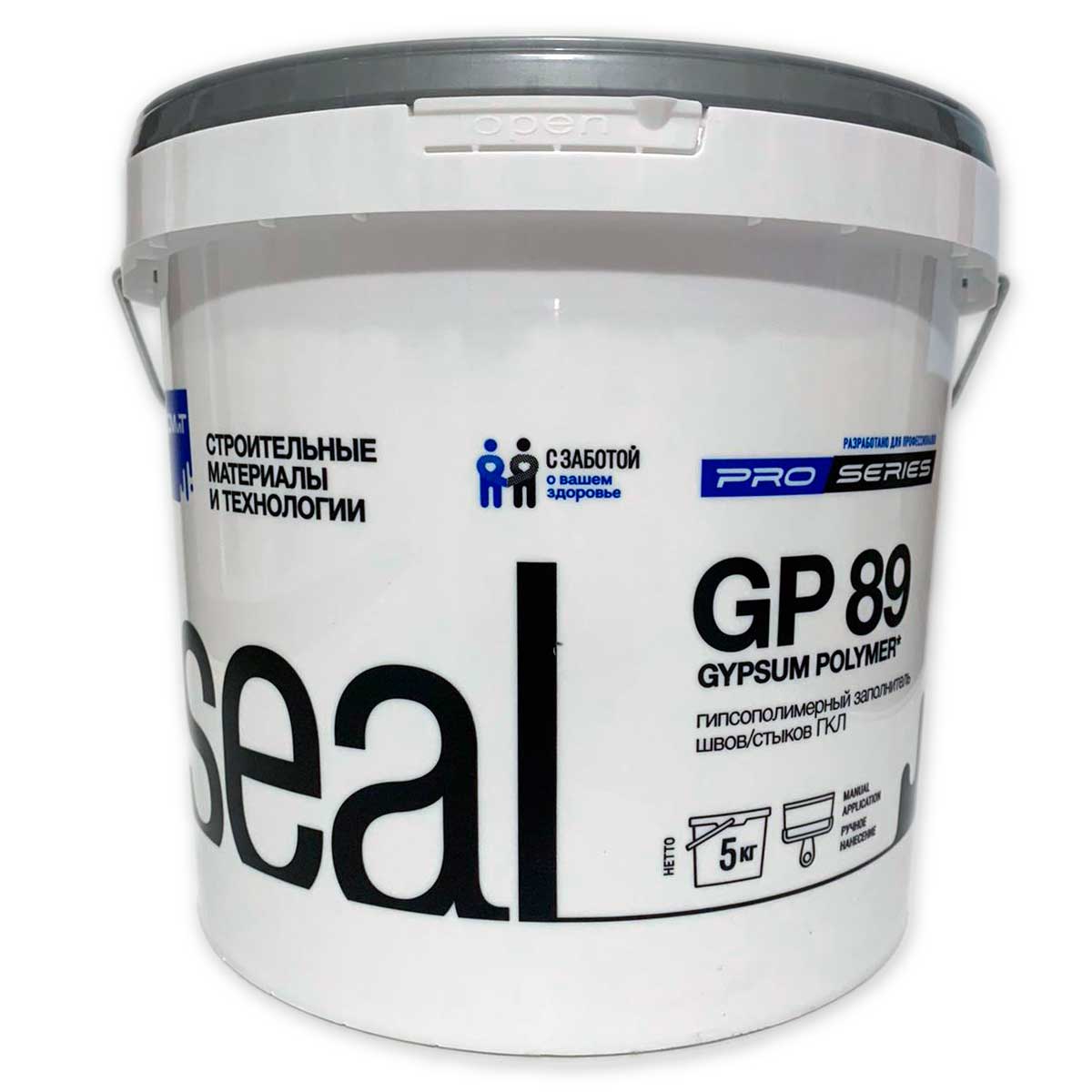 Шпатлевка гипсополимерная СМИТ GP 89 для заделки стыков ГКЛ 5 кг