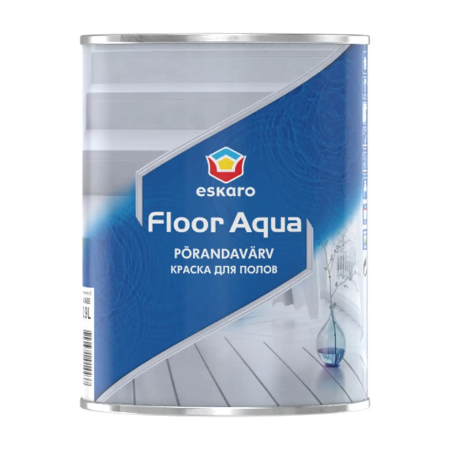 Краска износостойкая для полов "Eskaro Floor Aqua база TR 2,7л"