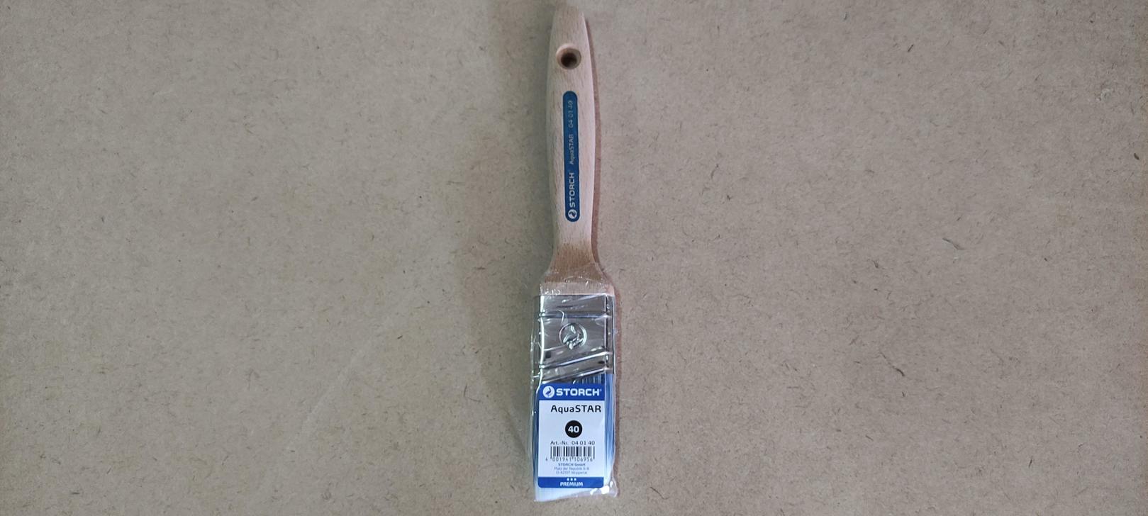 Кисть флейцевая AquaTop, 40 мм, скошенный край STORCH (040140)