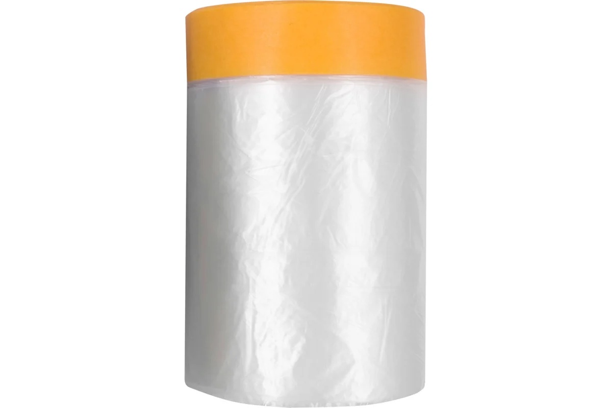 Пленка укрывная с малярной лентой Washi, УФ-устойчивость 30 дн., 55смх30м (12) Rollingdog (80510)								