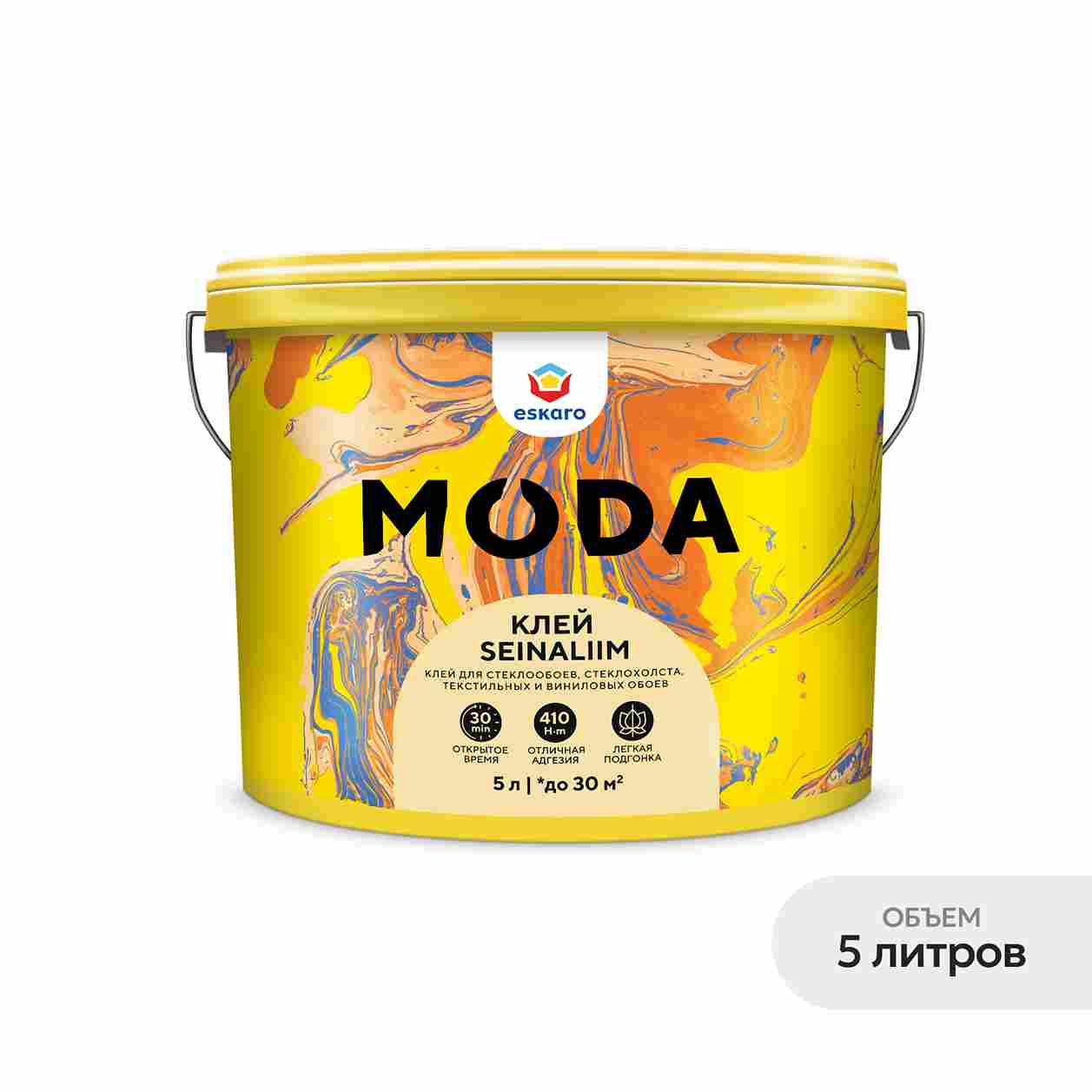 Готовый клей для обоев "MODA Seinaliim" 5л