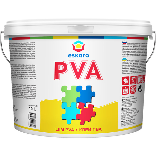 Клей ПВА универсальный профессиональный Eskaro PVA 10кг