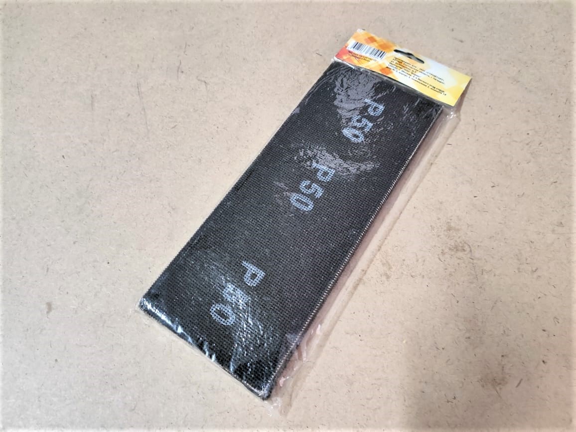 Абразивная шлифовальная сетка для шлифовки шпаклевки 110х280 мм № 50 (10 шт)