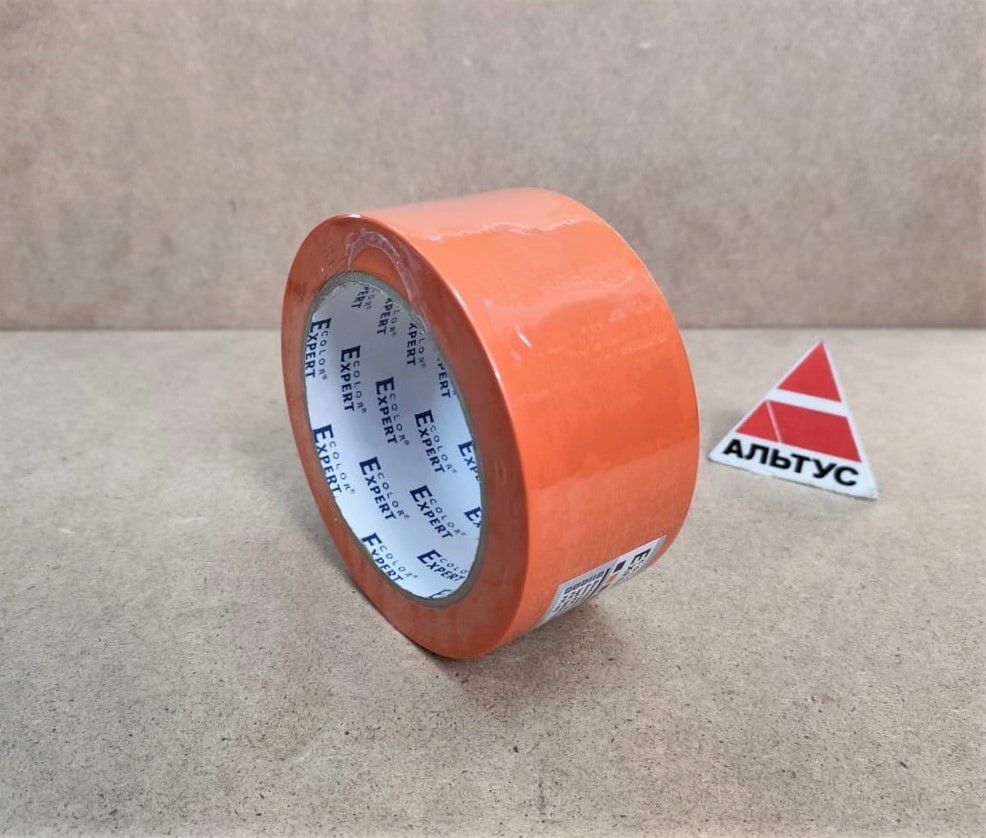 ПВХ клей.лента, 50мм*33м, оранжевая, устойчивая УФ-14, термостойкая до 60°C Color Expert (96115002)