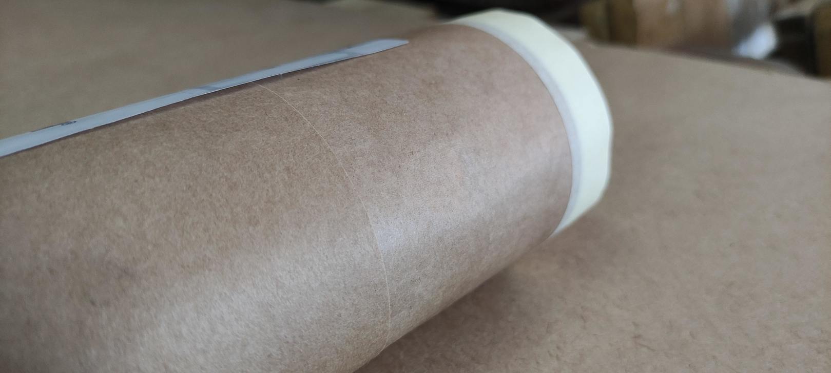 Укрывочная защитная бумага с малярной лентой 30 см х 25 м STORCH для малярных работ, покраски